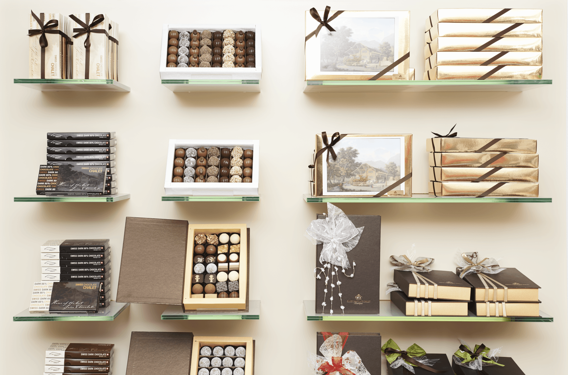 Choco Chalet interior detail view