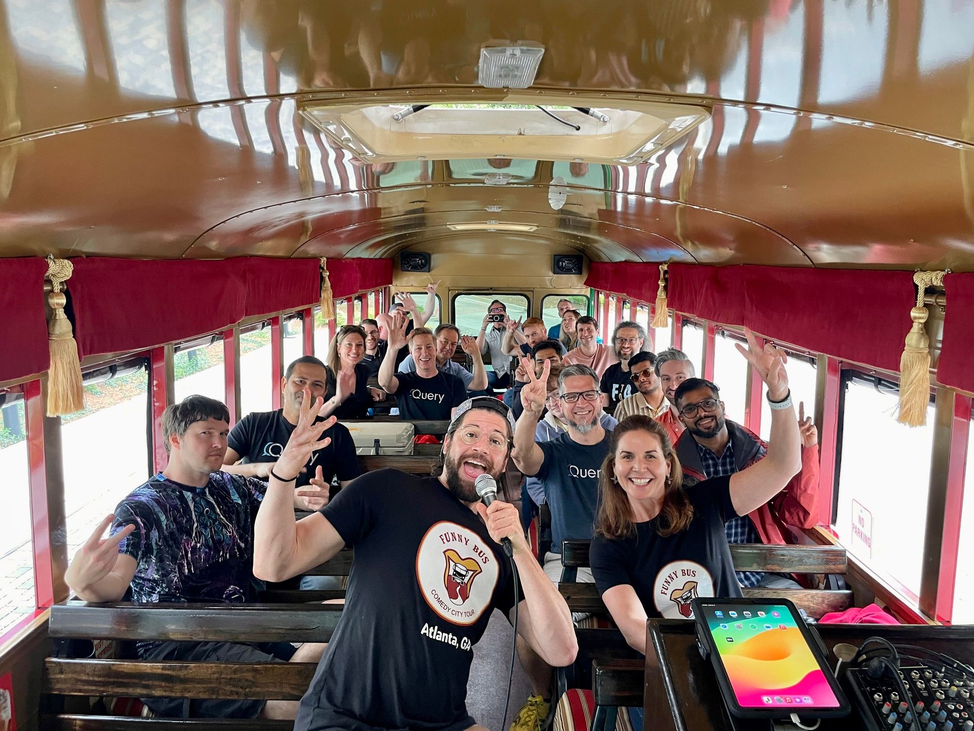 Random Bus Tour Public Comedy Bus Tours with Local Comedians | Funny Bus