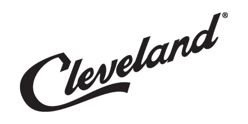 Cleveland logo in black script.