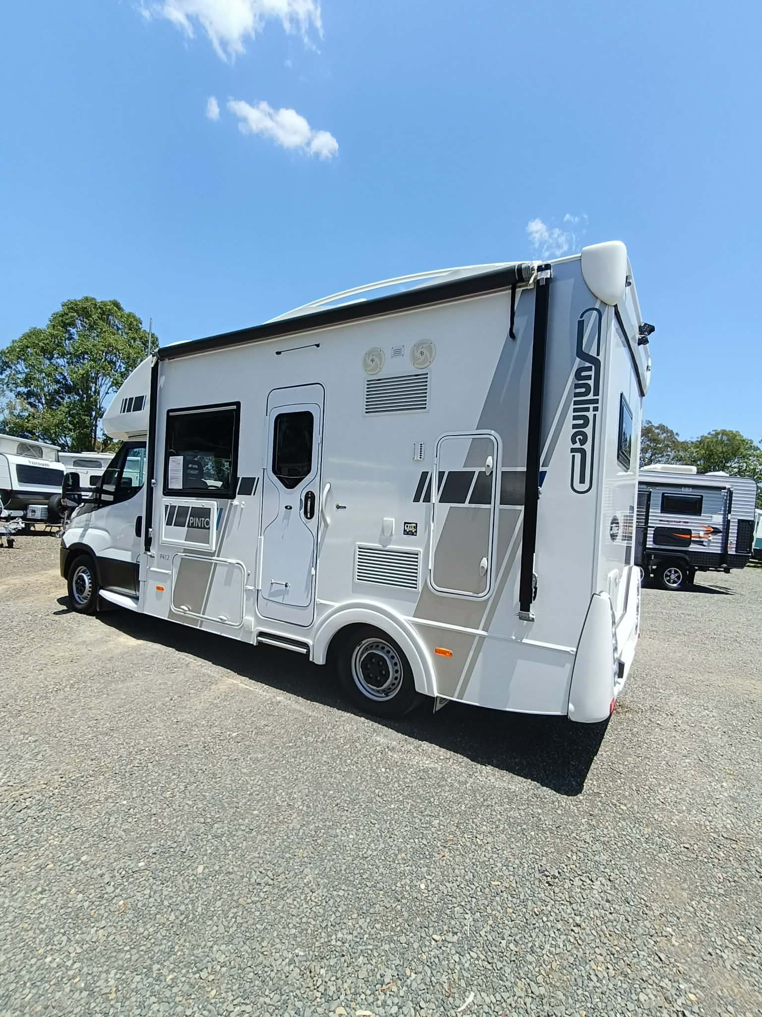 White and Grey Campervan With Other Vehicles  — Great Lakes Caravans & RV P/L In Mid North Coast, NSW