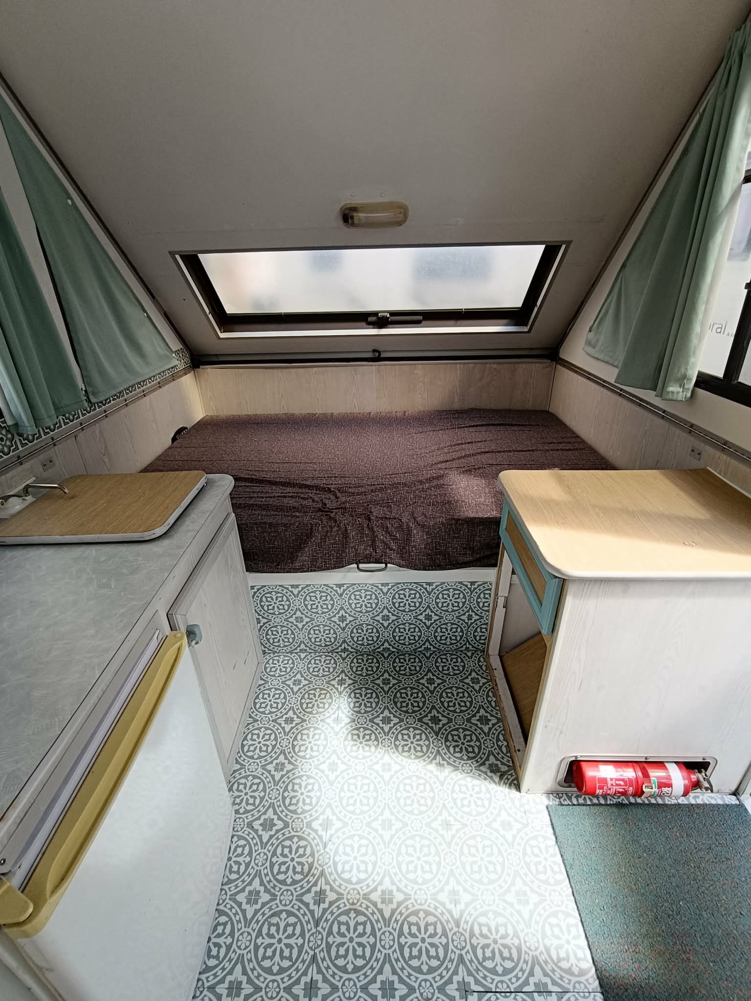 Interior of a Small Camping Trailer — Great Lakes Caravans & RV P/L In Mid North Coast, NSW