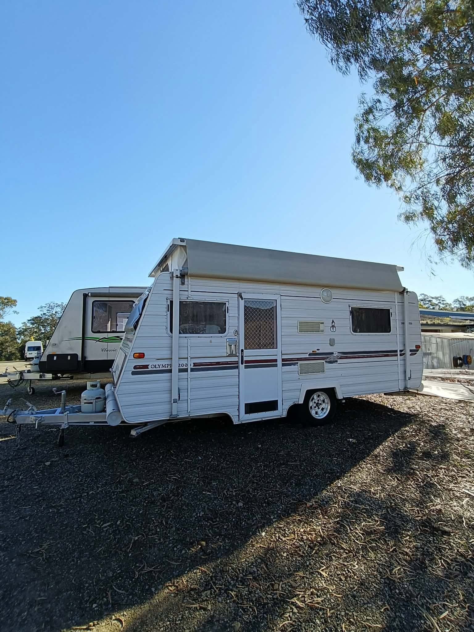 Parked Caravan in Port Macquarie