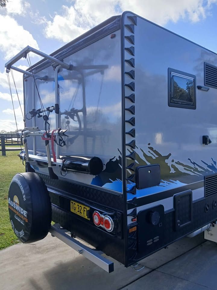 Rear View of a Camping Trailer — Great Lakes Caravans & RV P/L In Port Macquarie, NSW