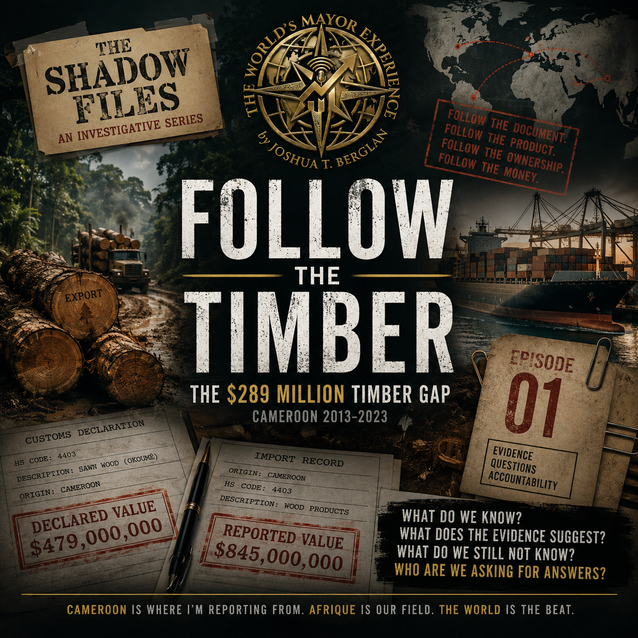 The $289M Cameroon Timber Gap | The Shadow Files #01