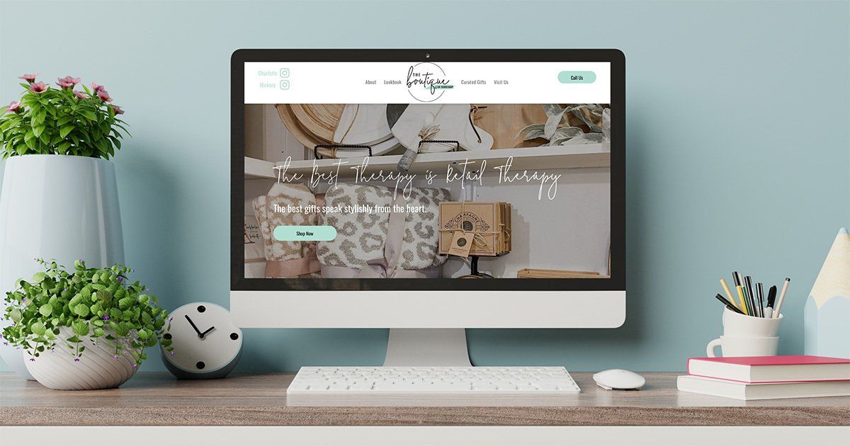 The Boutique at ARW Custom Website