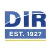 Logo for DiR, a business established in 1927. The company's name is in blue with a white diagonal line.