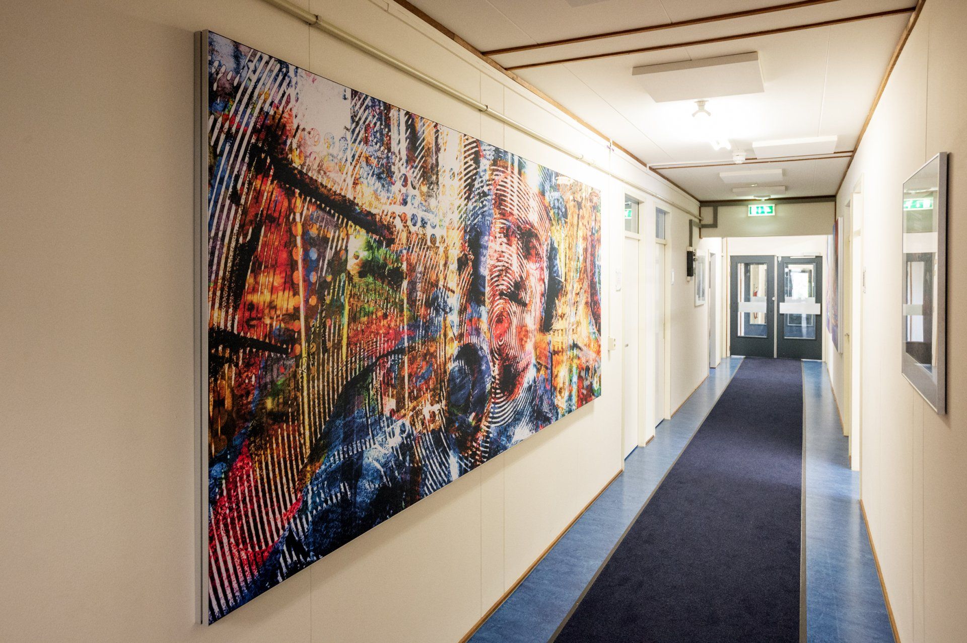 Wallart gang Fibrant gebouw Chemelot Geleen