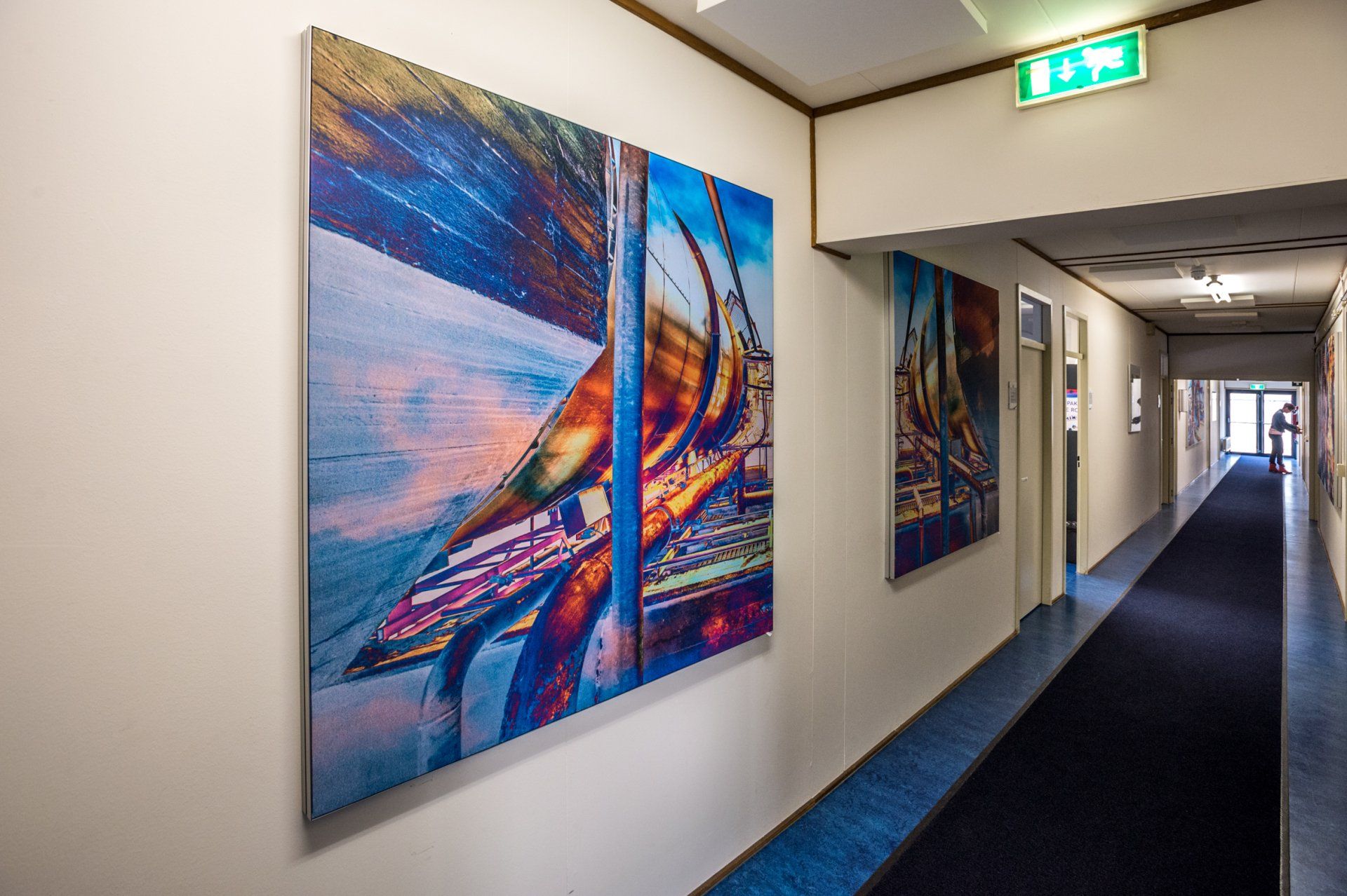 Wallart gang Fibrant gebouw Chemelot