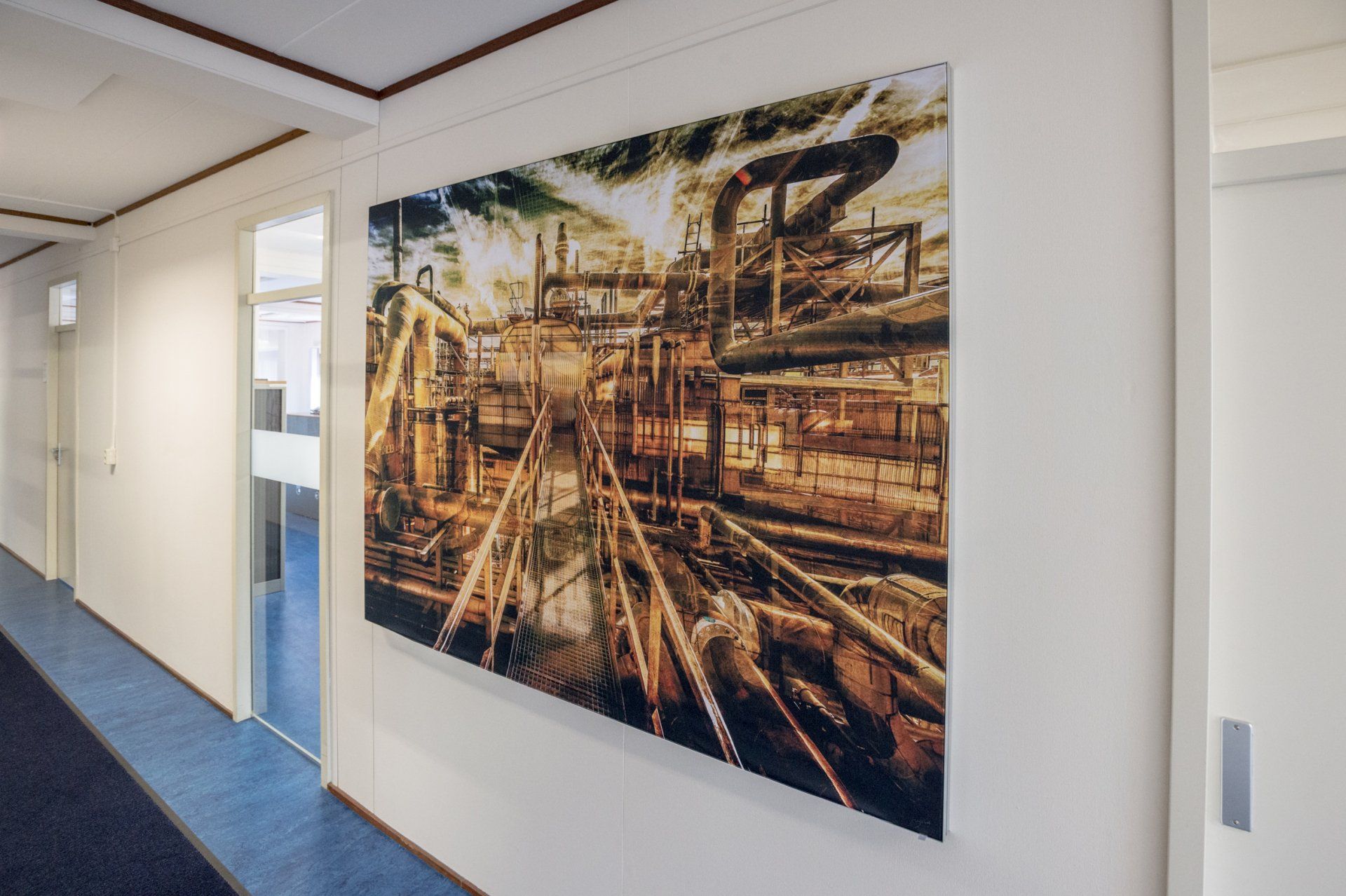 Wallart gang Fibrant gebouw Chemelot