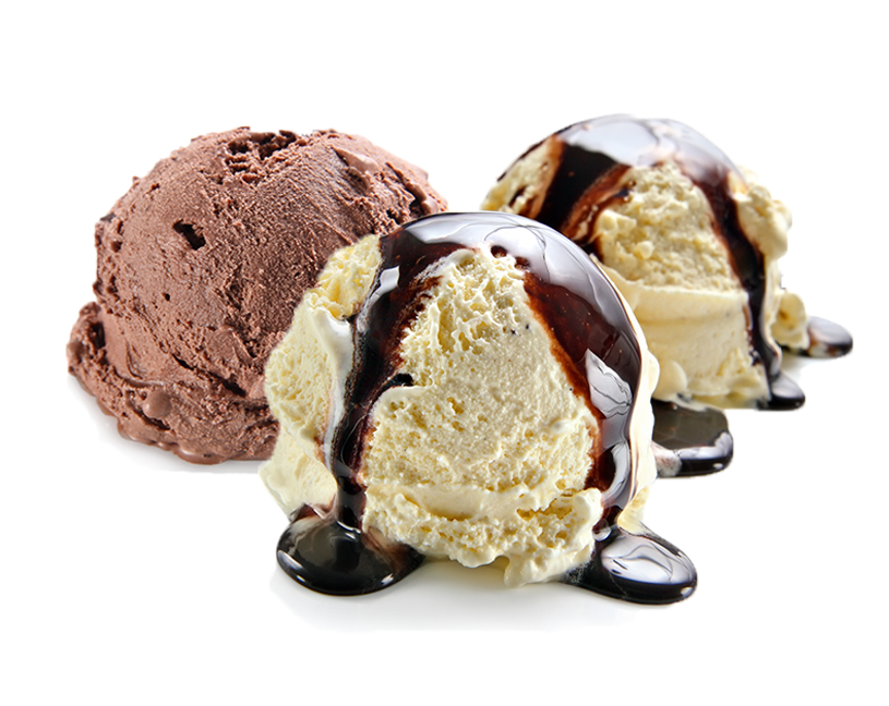 palline di gelato gustosi