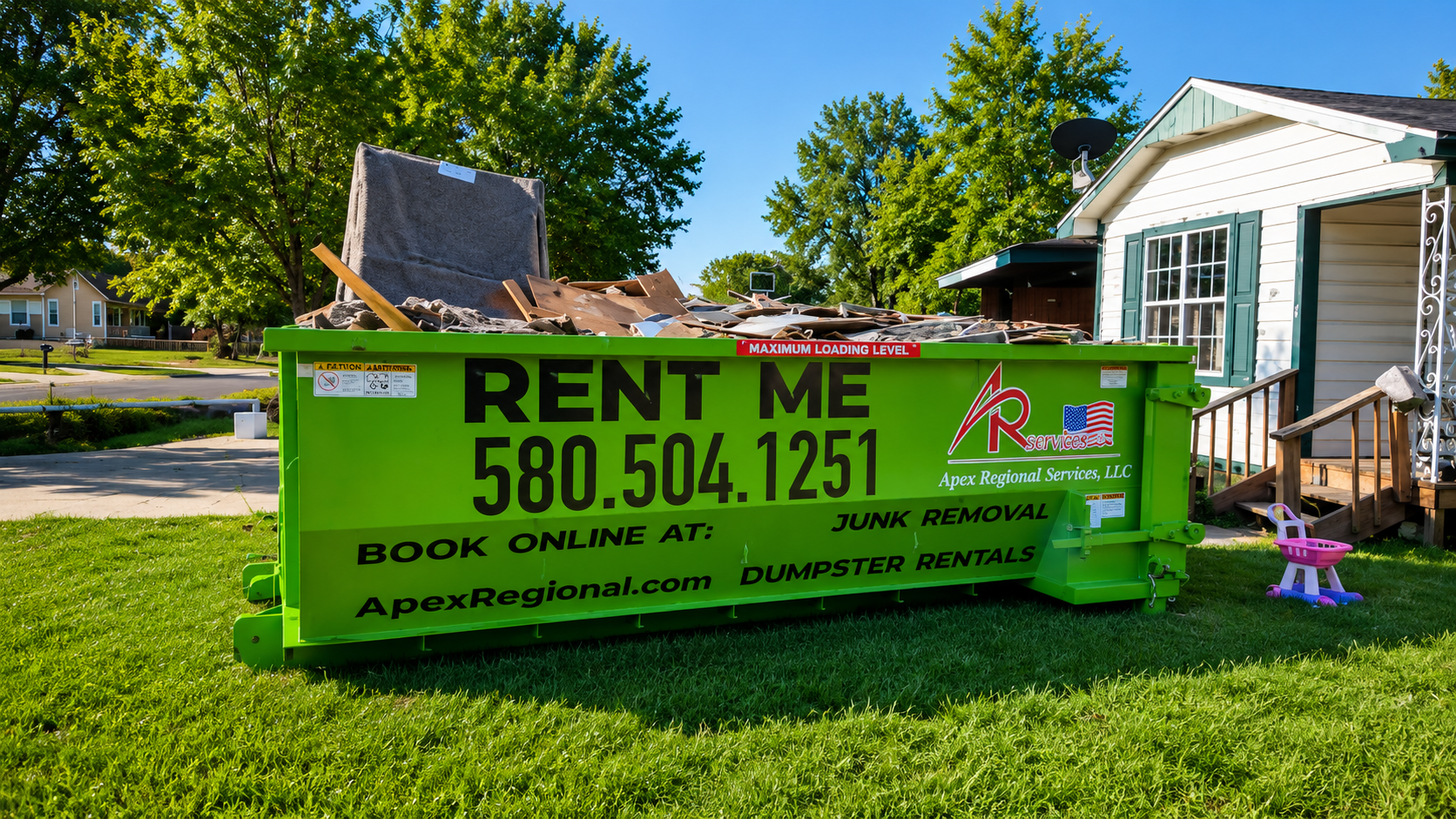 construction dumpster rental for renovation debris cleanup