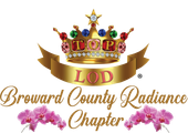 A logo for the broward county radiance chapter