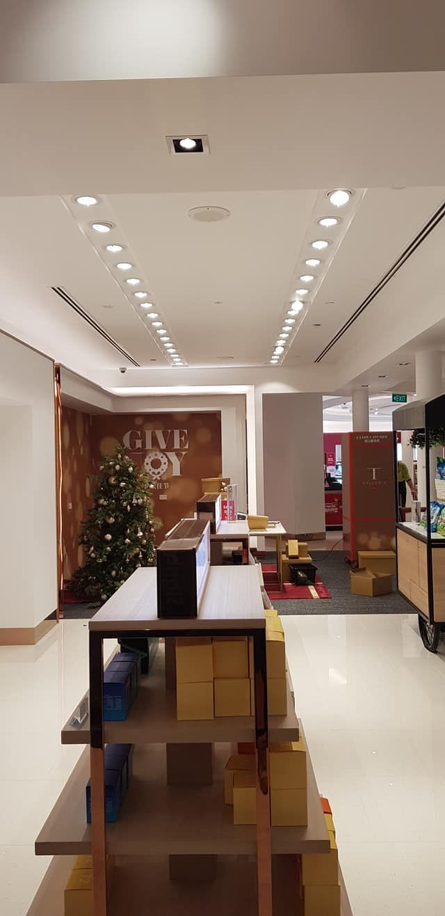 There Is A Christmas Tree In The Middle Of The Room — Cairns Excel Electrics In Bungalow, QLD