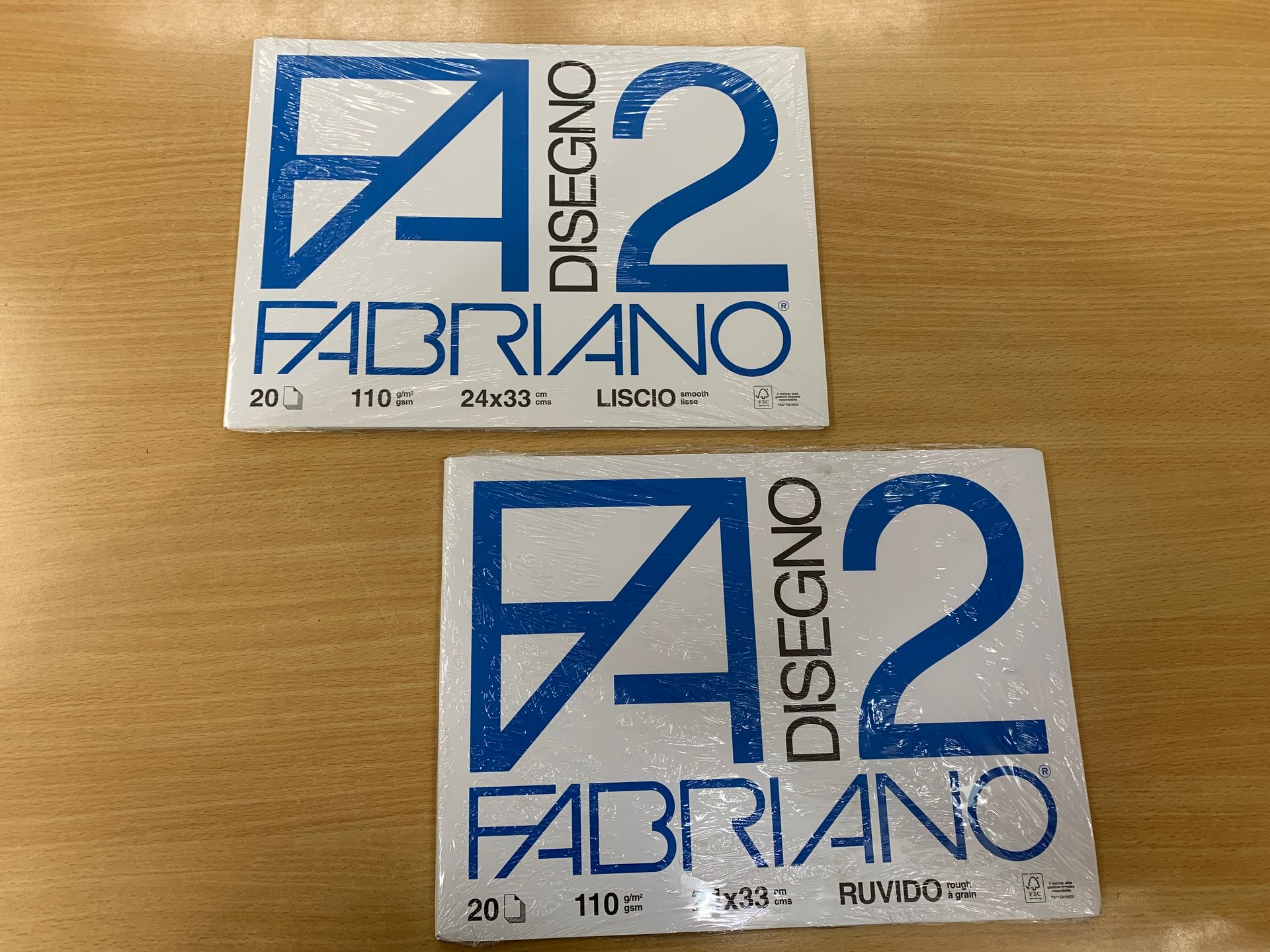 album Fabriano liscio e ruvido