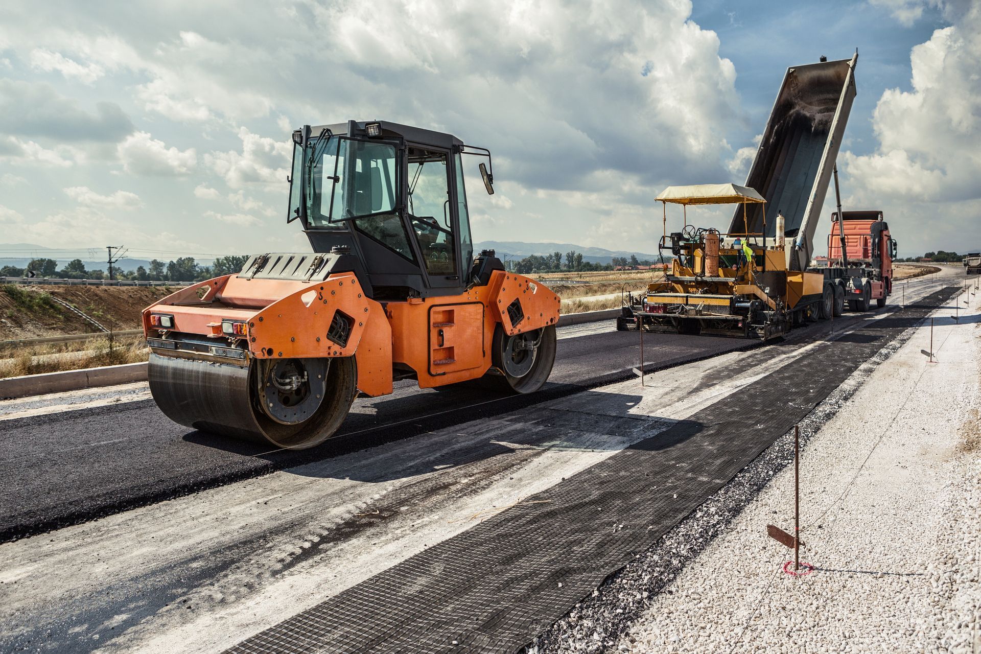 Road Being Paved - Asheville, NC - A-Quality Paving & Grading