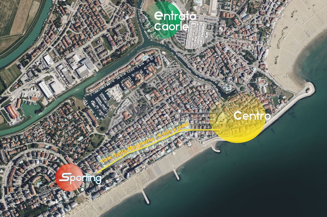 Mappa di Caorle