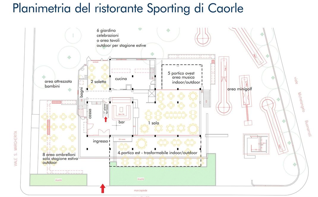 Pianta dello Sporting