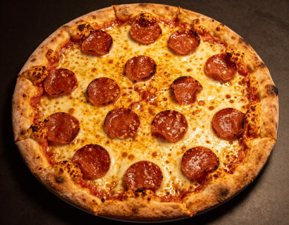 Remo's Signature Pepperoni pizza