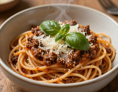 Spaghetti Bolognese bowl