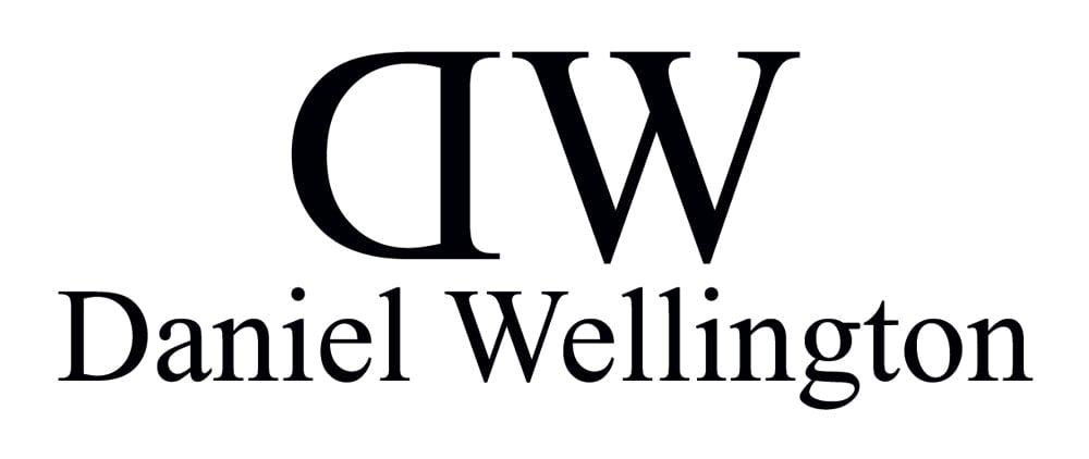 Il logo di Daniel Wellington, caratterizzato da una 
