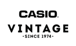 Logo Casio Vintage nero con le scritte 