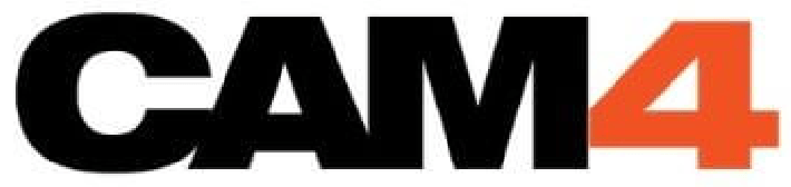 A black and orange logo for cam4 on a white background