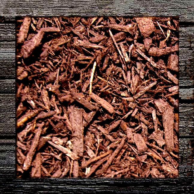 Dyed mulch