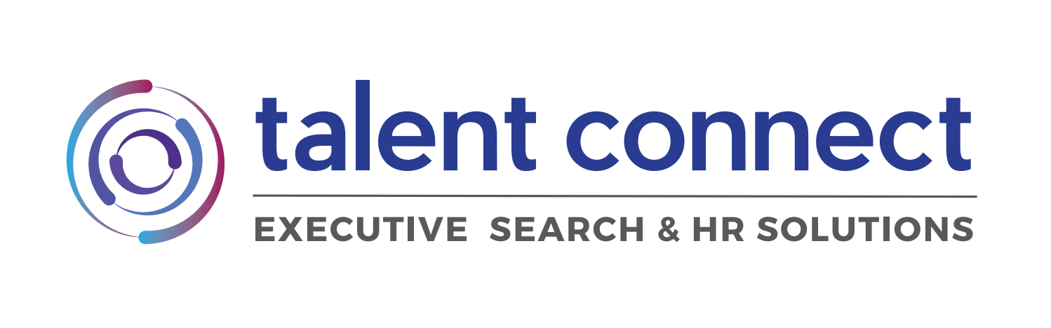 The logo for talent connect executive search and hr solutions.