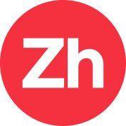 ZOOhaus logo with the letters zh in a red circle on a white background.