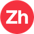 ZOOhaus logo with the letters zh in a red circle on a white background.