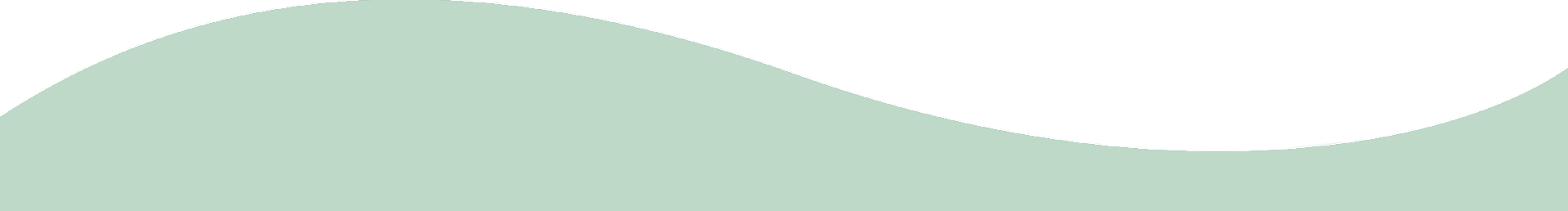 White and mint-green wavy border on a light background
