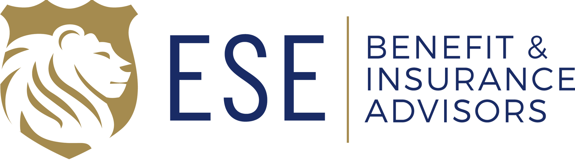 The logo for ese benefit and insurance advisors has a lion on it.