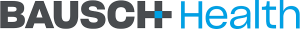 Une image floue du logo Bausch Health