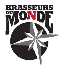 Un logo pour les brasseurs du monde avec une étoile au milieu d'un cercle.