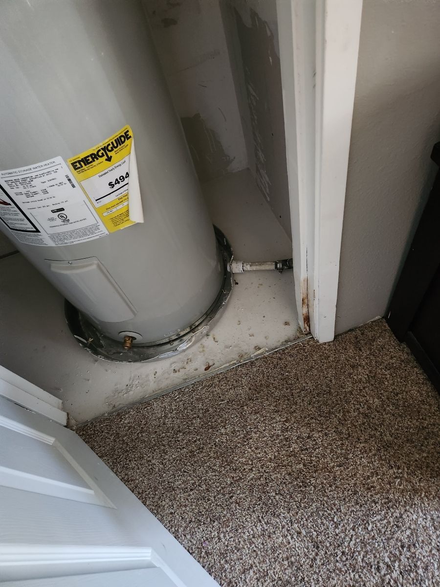 tank water leak — water damage restoration meridian