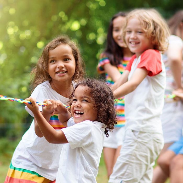 Kids Playing Tug Of War