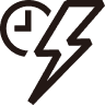 A simple black-and-white icon of a flatbed truck silhouette facing left.