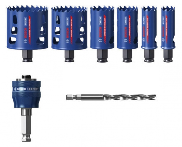 Seghe a tazza di varie dimensioni Bosch