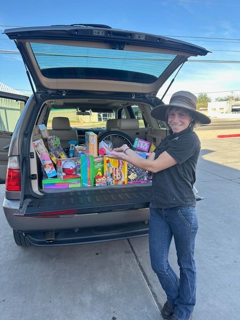 Collected toys in the back of the van | European Auto Tech
