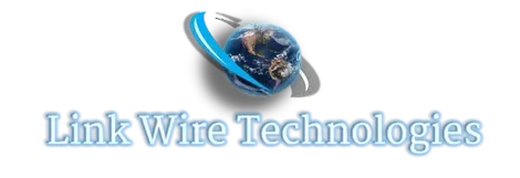 Logo of a globe with a blue swoosh and