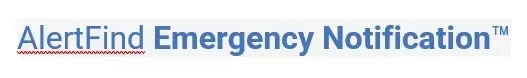 AlertFind Emergency Notification™ logo.