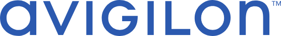 Avigilon logo in blue.