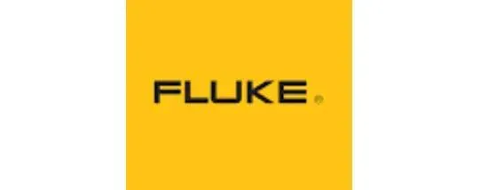 Fluke logo in black text on a yellow background.
