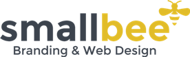A logo for smallbee branding and web design