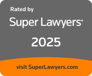 A badge that says Super Lawyers 2025.