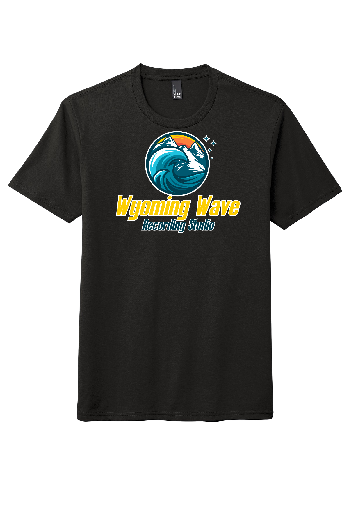 Black t-shirt with 
