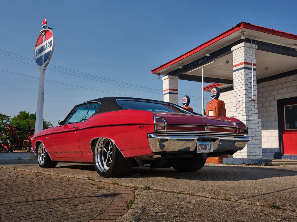 69 Chevelle Rear View Fred Koss Custom built 1969 Chevelle built by BBT Fabrication