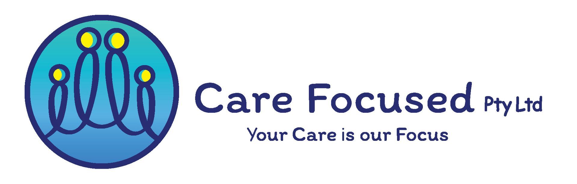 Care Focused Pty Ltd logo with blue circular icon and tagline, “Your Care is our Focus”