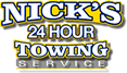 Nick’s Towing Service 24 Hour Emergency Vehicle Logo for Wallington NJ repair shop