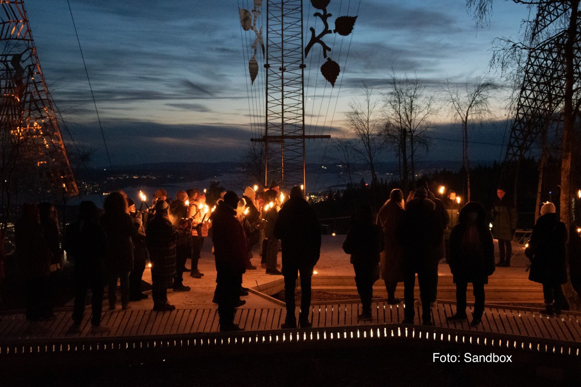 Fakkelvandring for fred